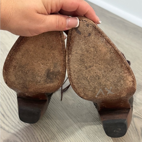 Allens Boots EXOTIC OSTRICH $ Leather Wingtip Shorty Cowgirl Boots Size 8.5 $899 - Picture 7 of 11